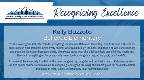  Recognizing Excellence: Kelly Bozzuto.